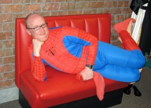 Jim Coughlin as Spider-Man