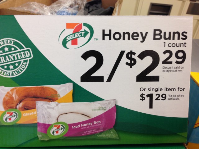 7-eleven iced honey bun