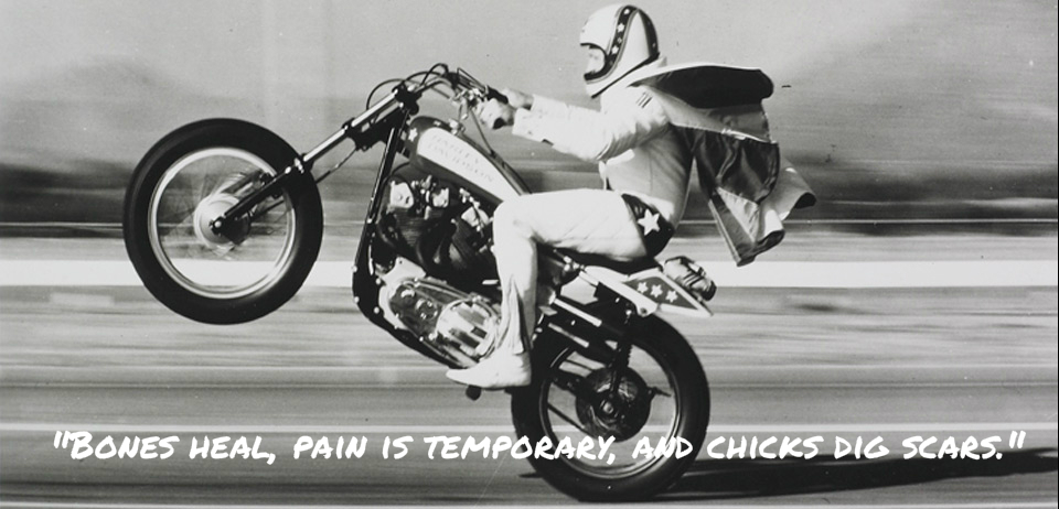 Post image for Chicks Dig Scars – The Life of Evel Knievel