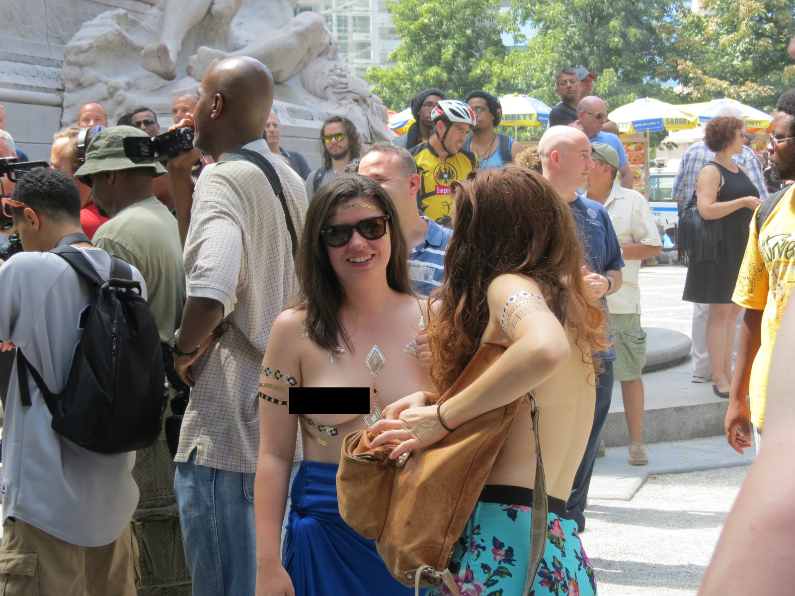 Post image for (NSFW) Nipple Pride Parade—New York [PHOTOS]