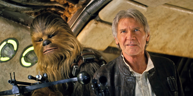 han solo chewbacca the force awakens